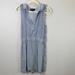 Fifteen Twenty Striped Sleeveless Hooded Mini Dress‎